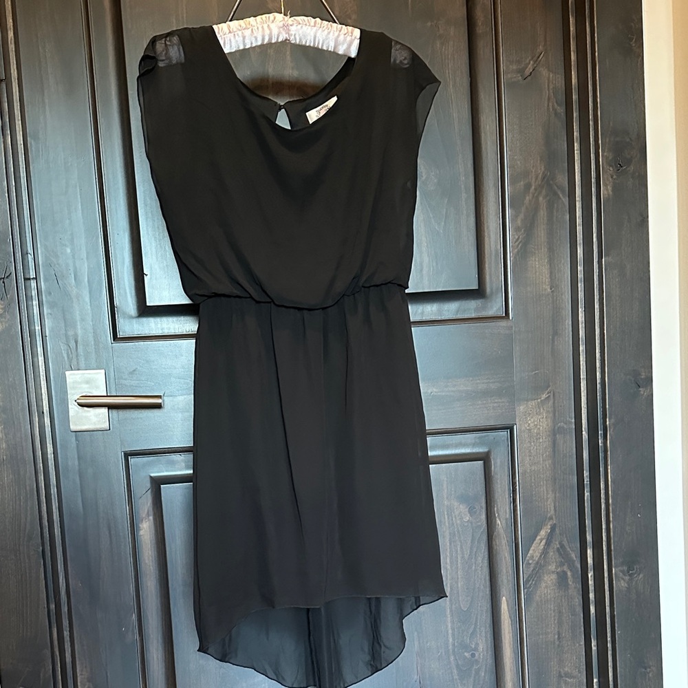 Black High Low Dress